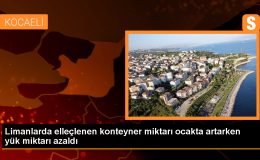 Türkiye limanlarında konteyner miktarı arttı, yük miktarı azaldı