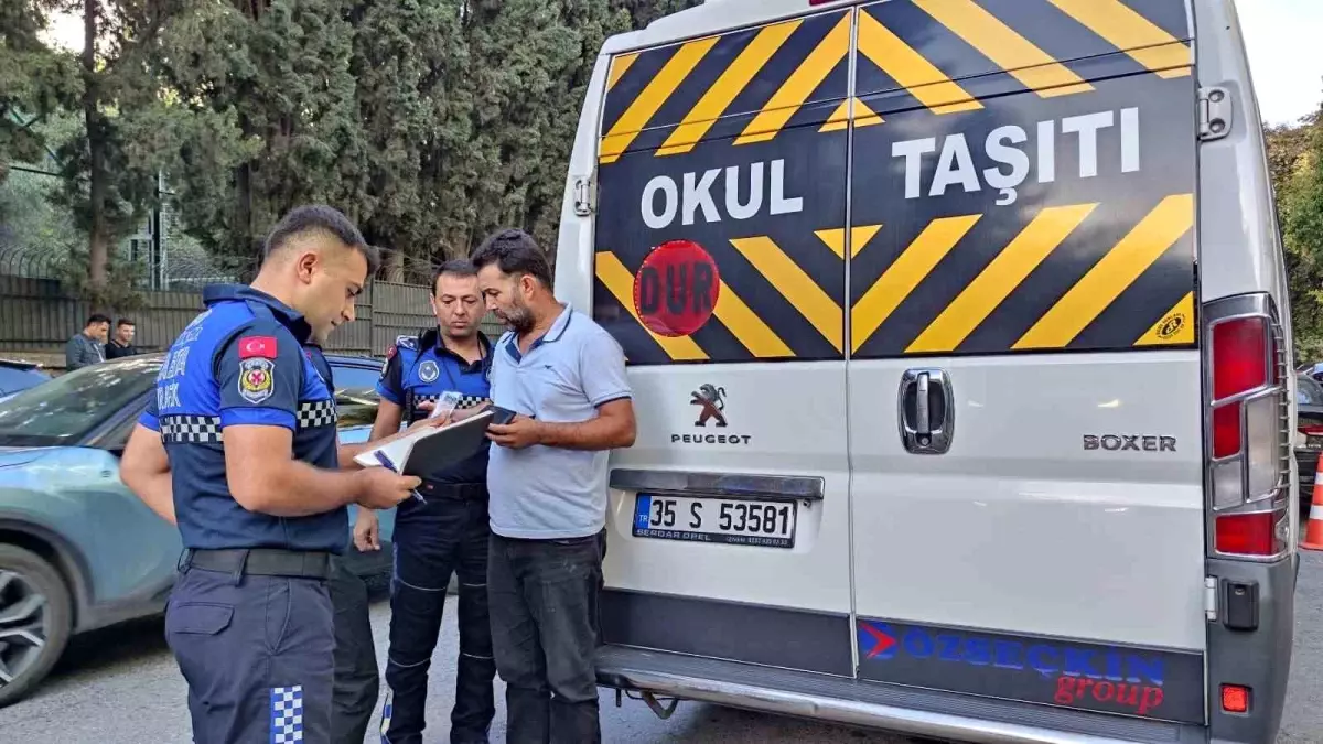 İzmir’de Okul Servislerine Yoğun Denetim