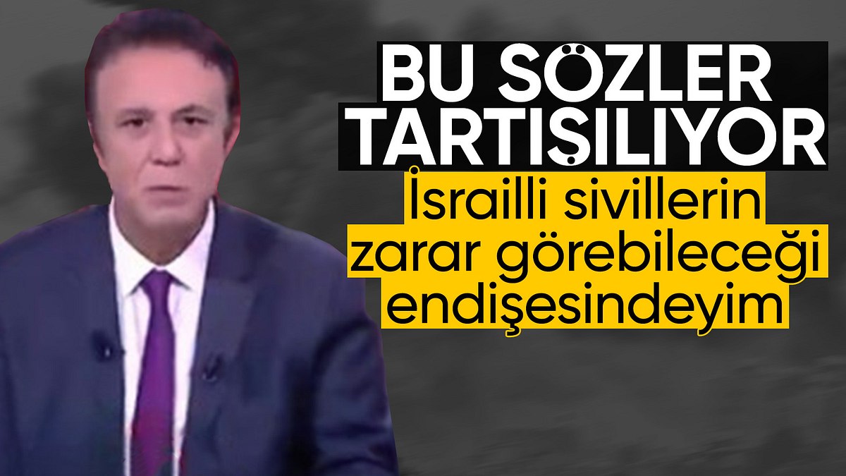 NTV’de tepki çeken İsrail sözleri: Sivillerin zarar görebileceği endişesindeyim