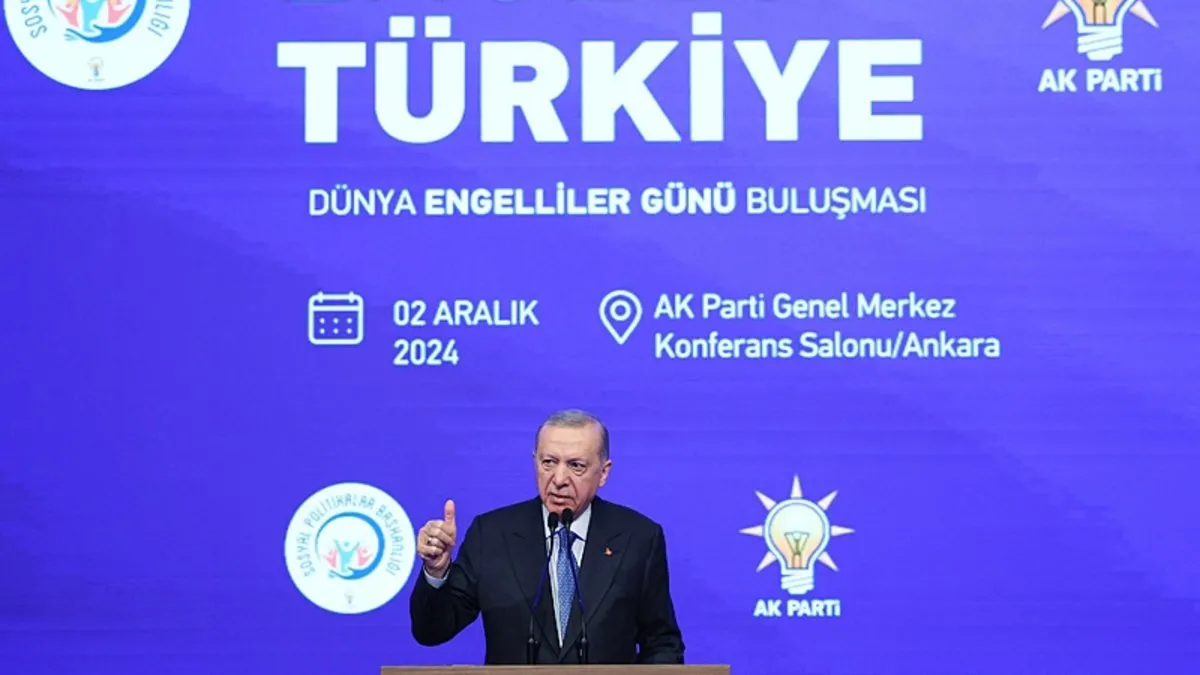 Son dakika: Başkan Erdoğan’dan engelli vatandaşlara müjde! “Yakında yayınlayacağız” diyerek duyurdu